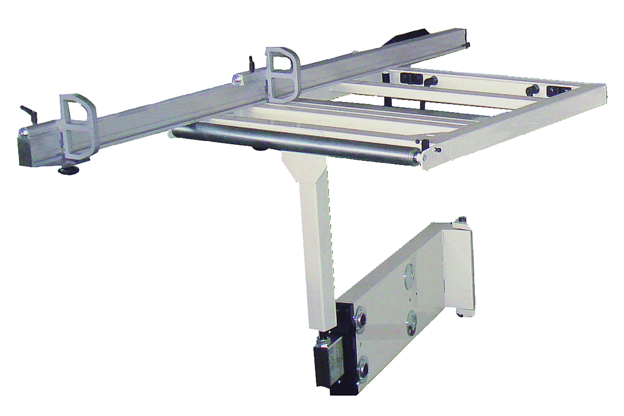 Разгрузочный стол 850х650 мм с телескопическим кронштейном и направляющая для распила под углом для JTSS-1700